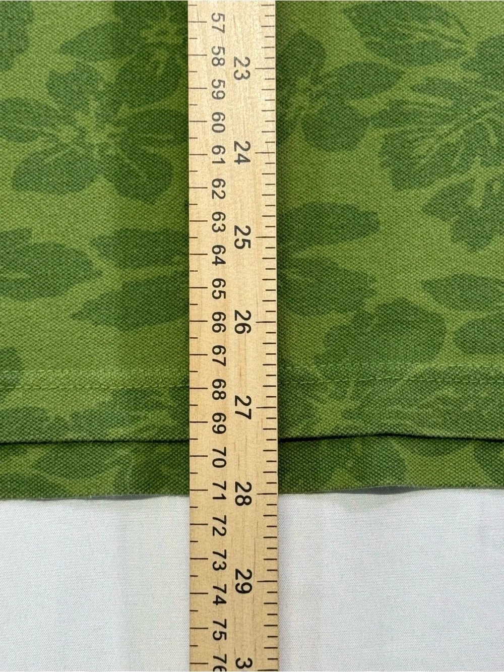 Banana Republic Olive Green Floral Jacquard Polo